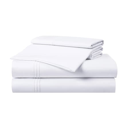 Monarch Brands Aston & Arden Sateen - California King, White P-SS-T600-CK-WH